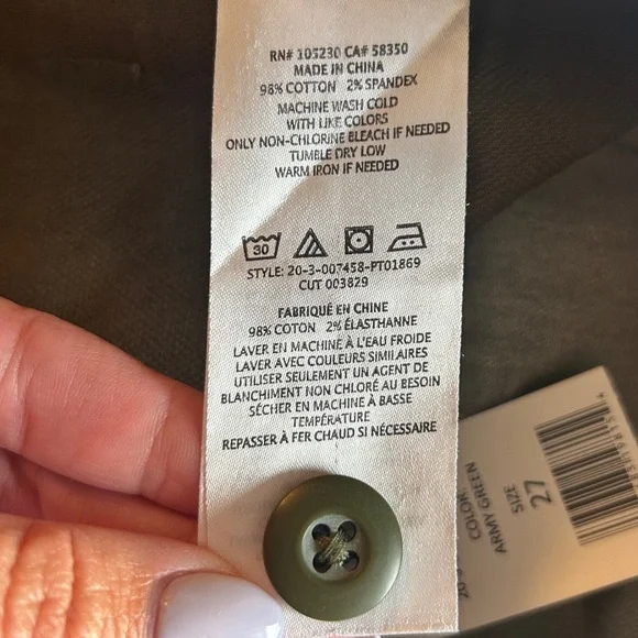 Current/Elliott the Mechanic Millie Trouser army green - Picture 7 of 10